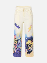Graffiti-Hosen mit weitem und geradem Bein – 1981